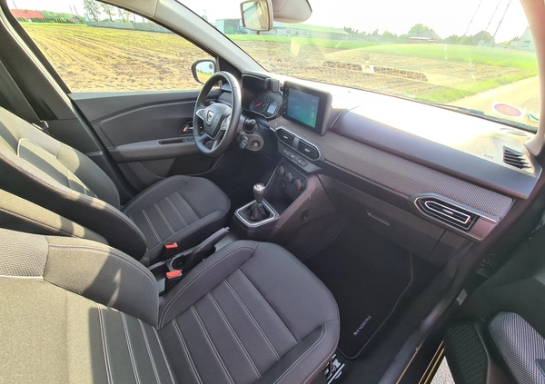 Dacia Sandero cena 27400 przebieg: 9770, rok produkcji 2021 z Witnica małe 254